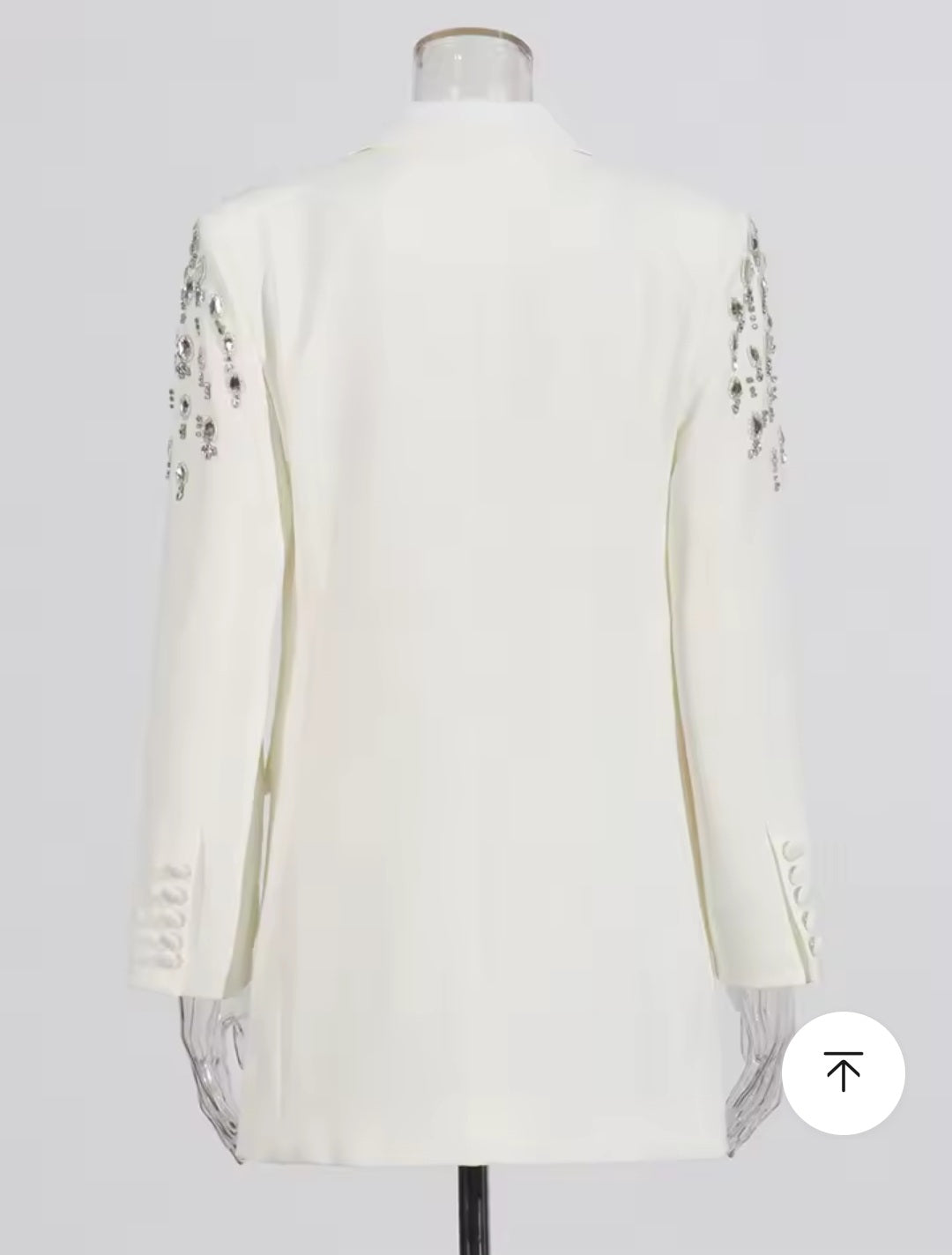 Diamonds slim blazer for women