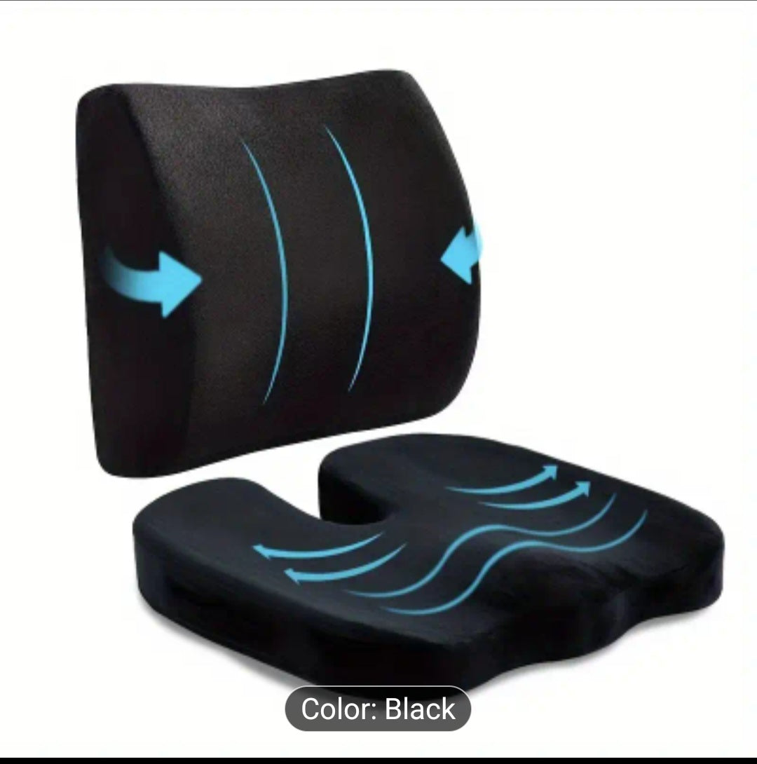 Ergonomic Office Chair Cushion Set, designed to deliver all-day comfort