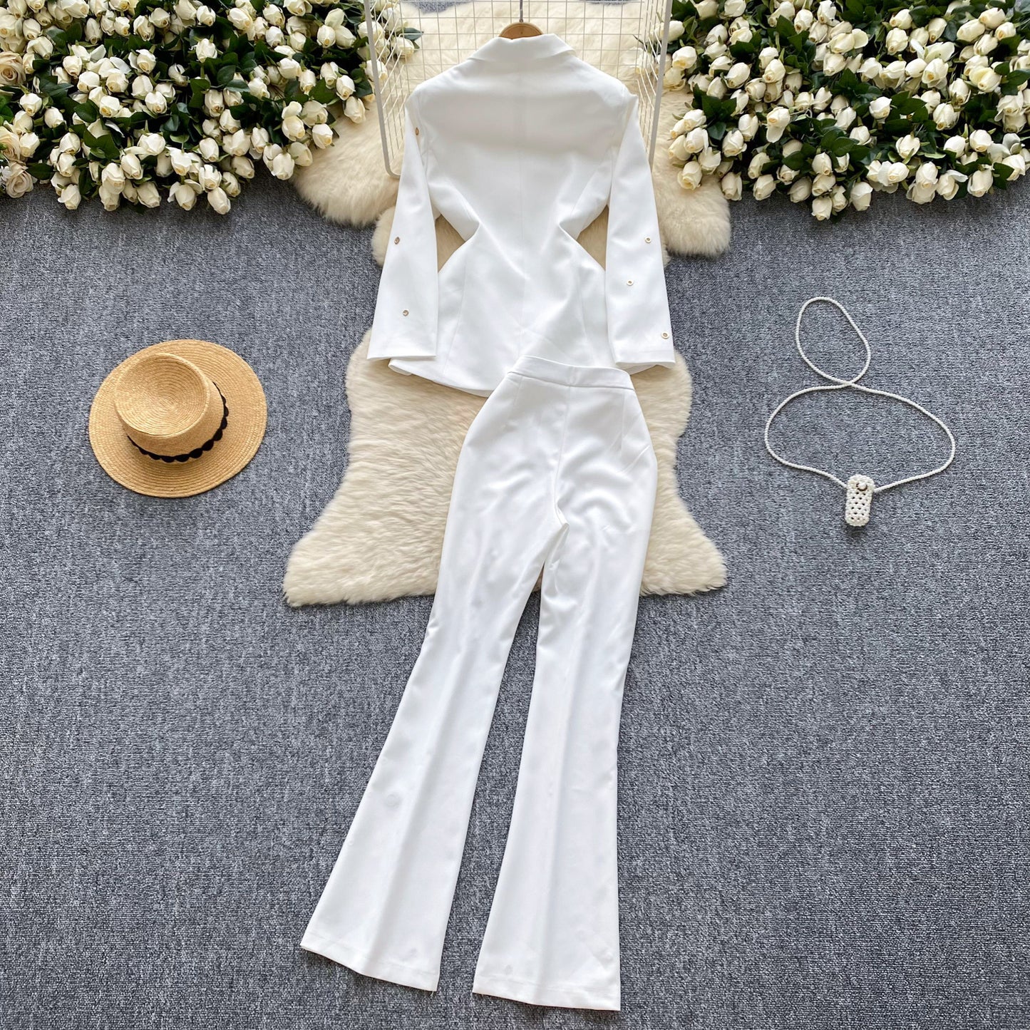 DESIGNER FASHION RUNWAY SUIT SET FOR WOMEN