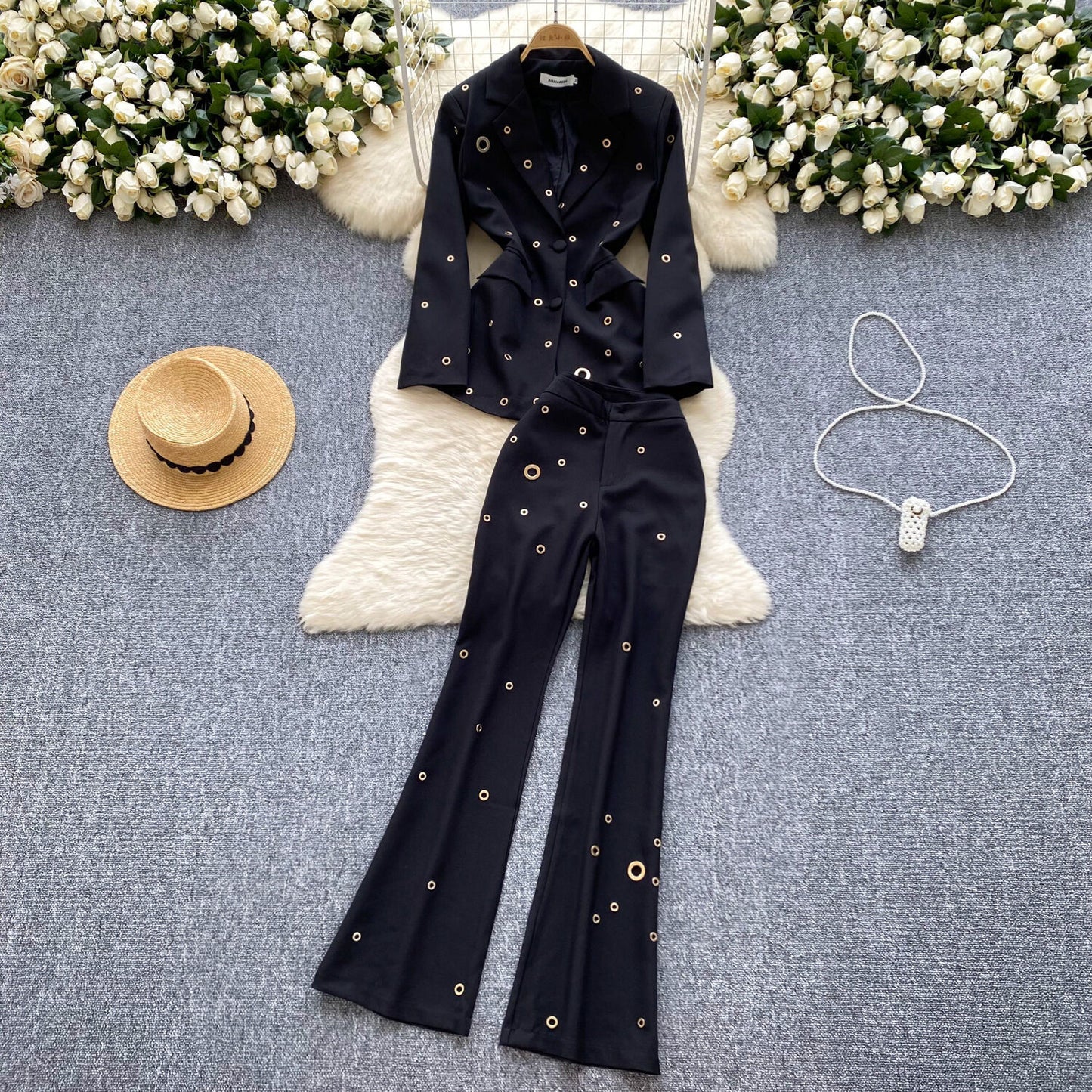 DESIGNER FASHION RUNWAY SUIT SET FOR WOMEN