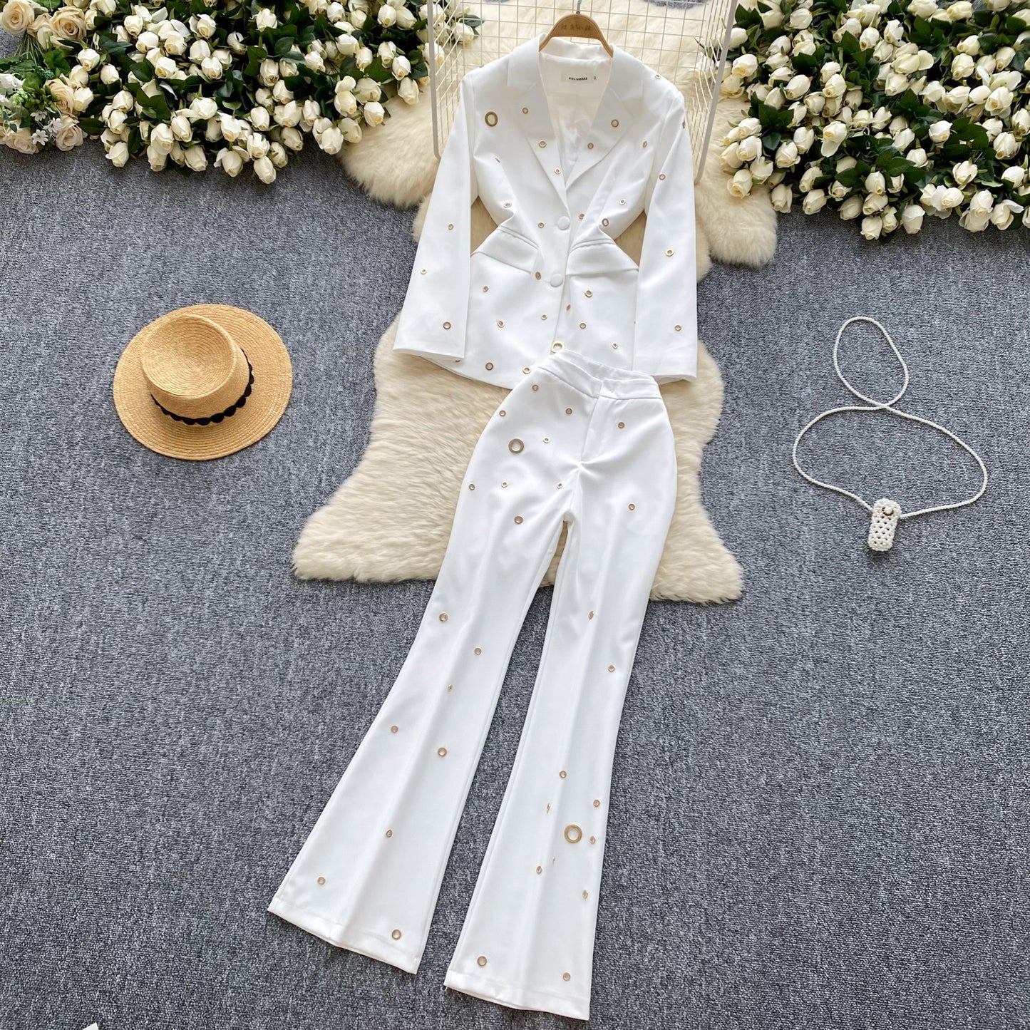 DESIGNER FASHION RUNWAY SUIT SET FOR WOMEN