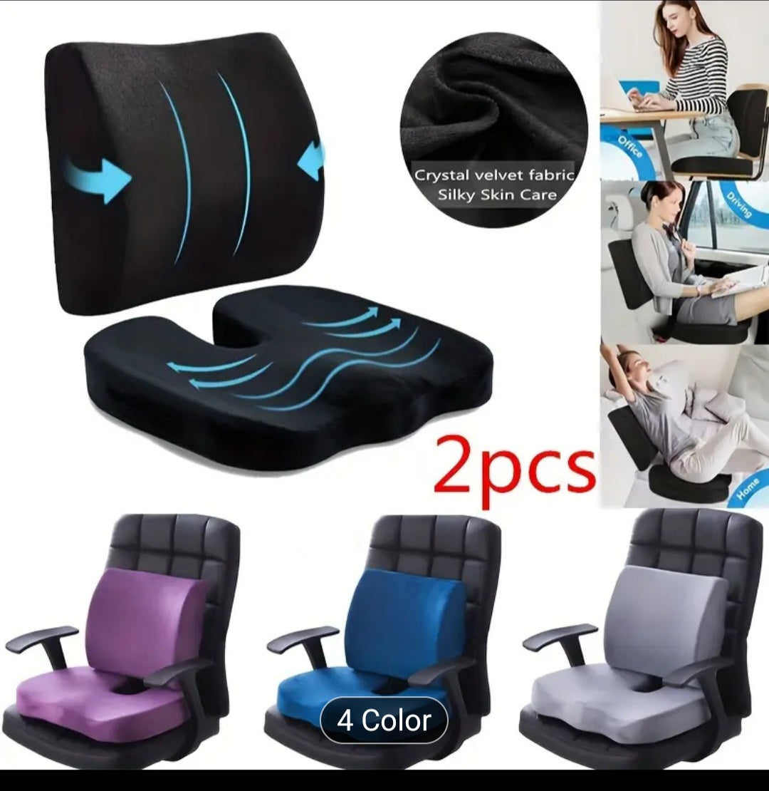 Ergonomic Office Chair Cushion Set, designed to deliver all-day comfort