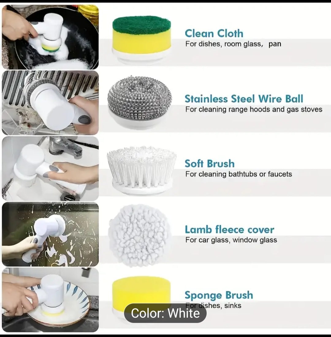 Electric Rotating Washing Machine (Handheld Cleaning Brush)
